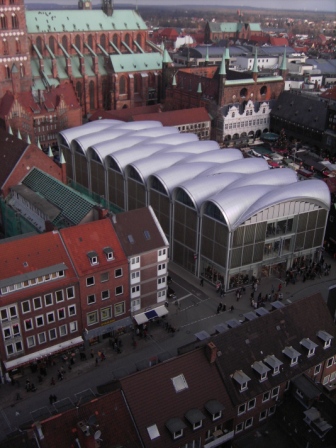 2006 Jungschar Blick vom Petrikirchturm zum Rathausmarkt