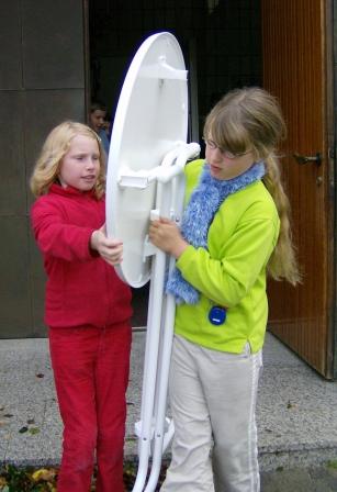 2007 Jungschar Stehtische yur Kirche Kroog Essen