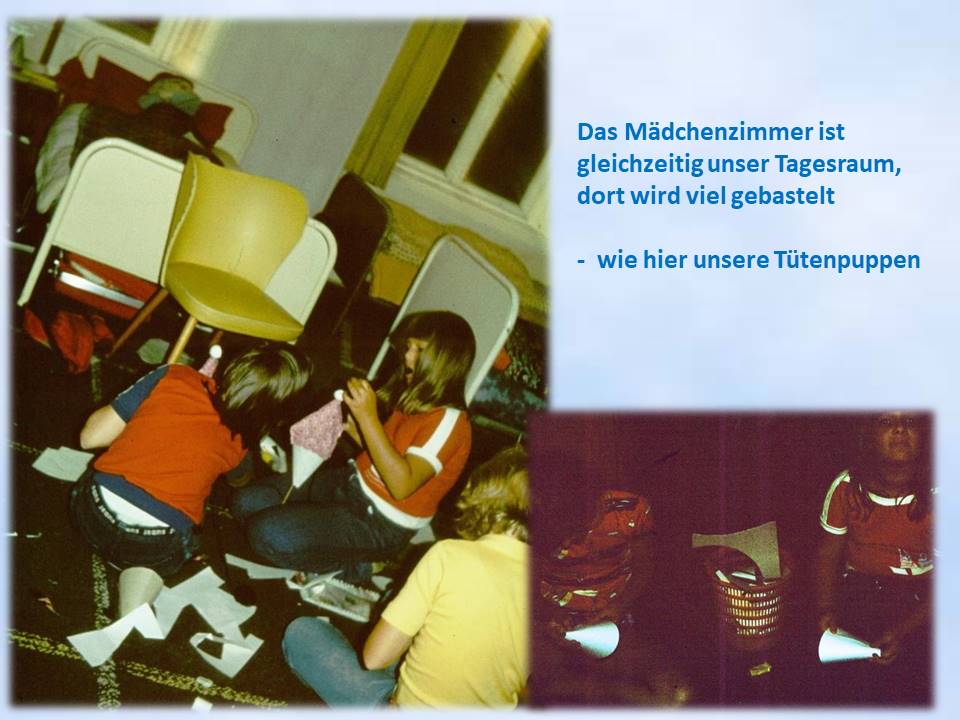 Sommerferien-Freizeit 1978 Ascheberg Mädchenzimmer