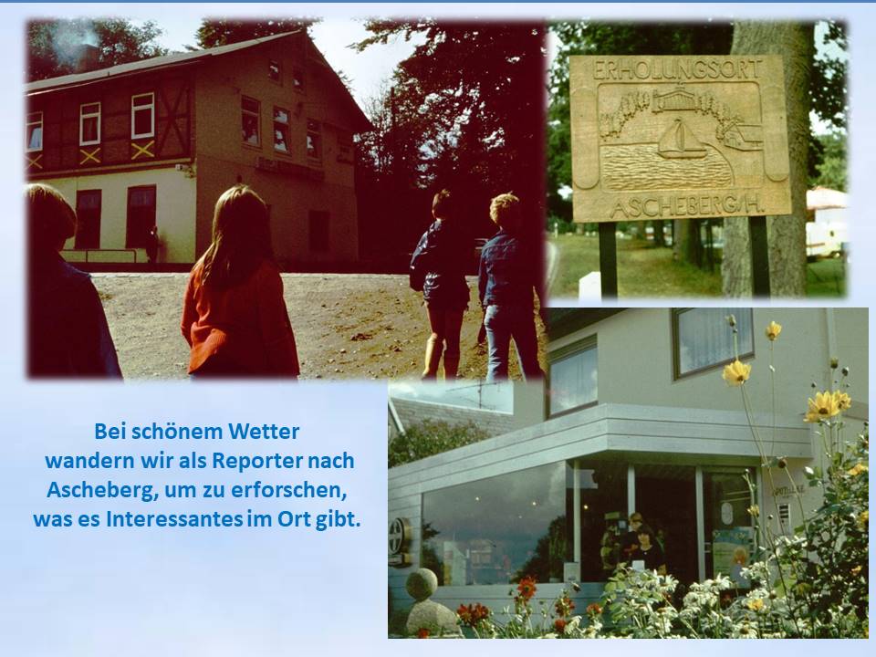 Sommerferien-Freizeit 1978 Ascheberg Interviews