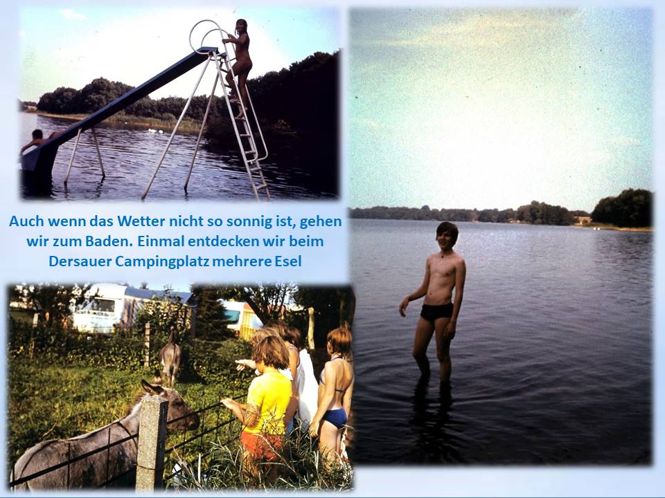 Sommerferien-Freizeit 1978 Ascheberg Badestelle Esel