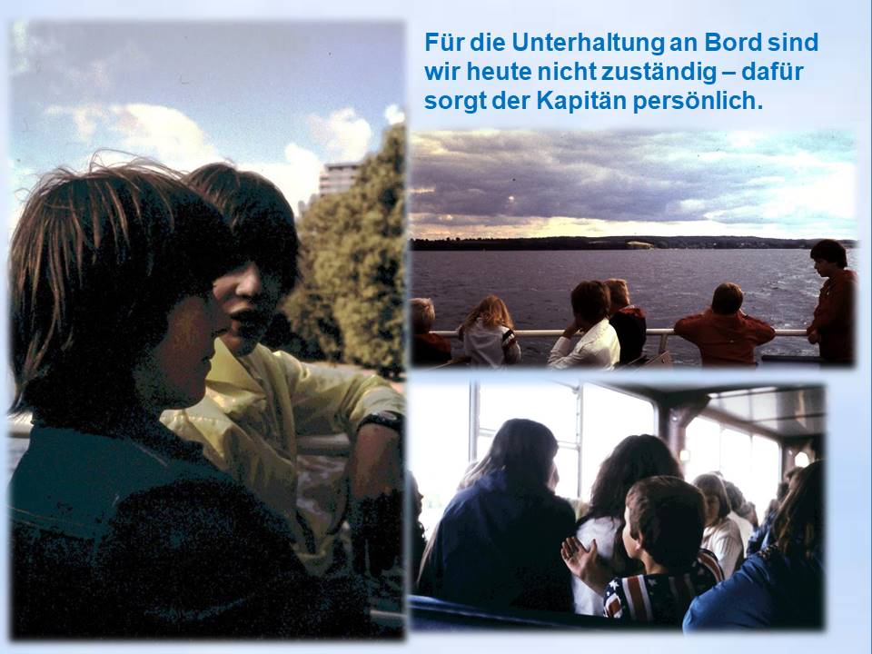 Sommerferien-Freizeit 1978 Ascheberg Plöner See Rundfahrt