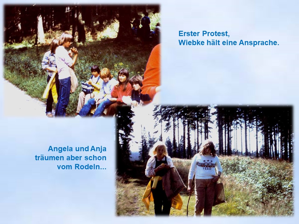 Bad Lauterberg 1980 Kinder rasten