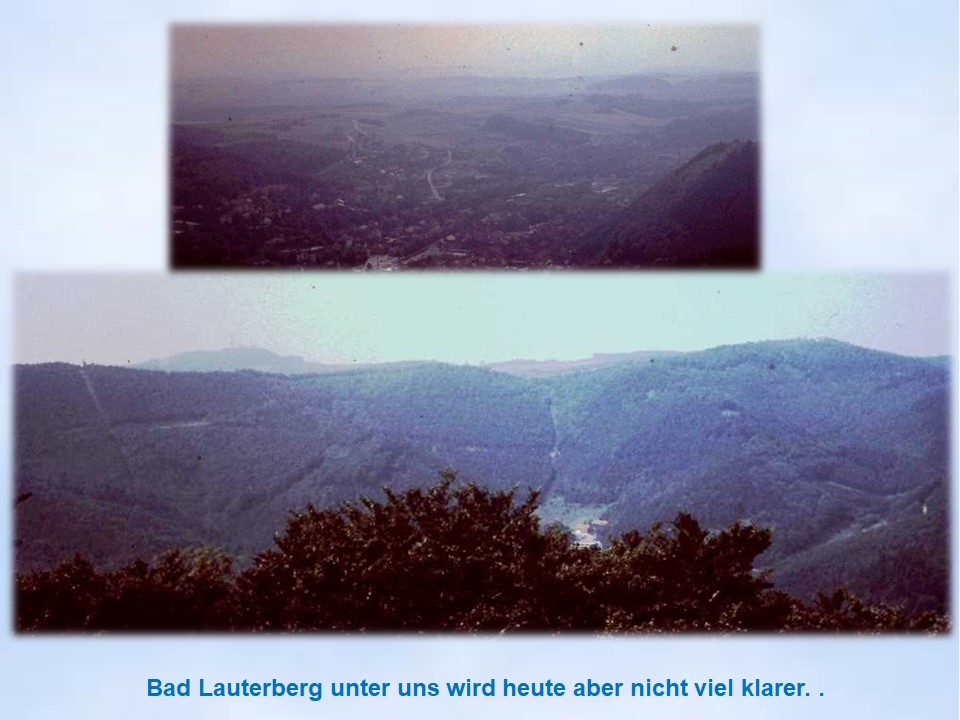 Sommerfahrt Bad Lauterberg Blick vom Bismarckturm