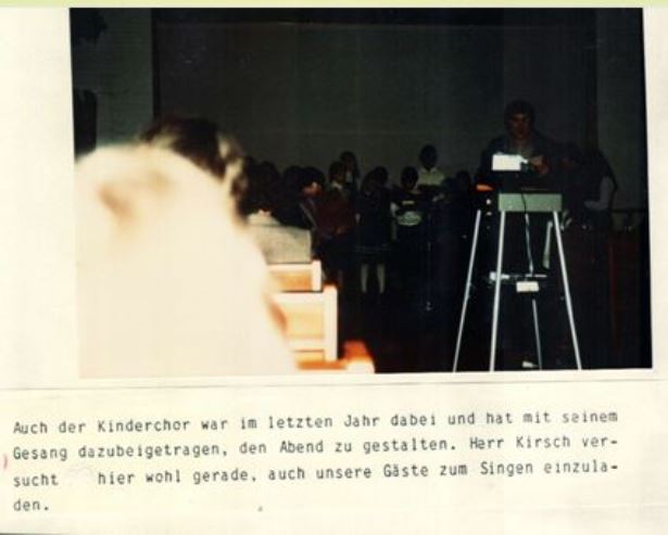 1982 Bunter Abend Jungschar Stephanus mit Kimderchor