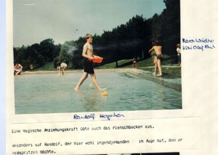 1982 Jungschartag Kiel Ellerbek Stadtrat Hahn Park Spiele