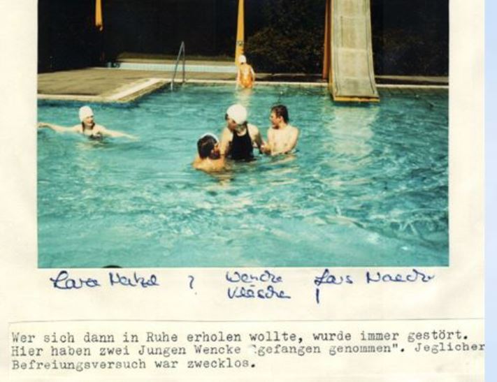 Sommerfahrt 1983 Tecklenburg Schwimmbad