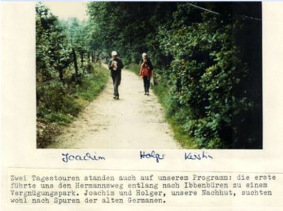 Sommerfahrt 1983 Tecklenburg  Wanderung Ibbenbren