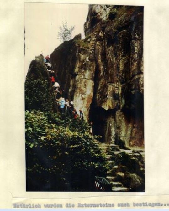 Sommerfahrt 1983 Tecklenburg  Ausflug Externsteine