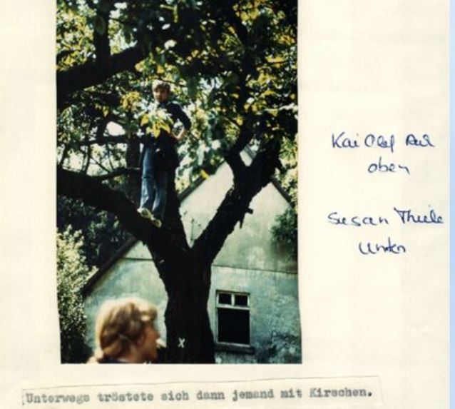 Sommerfahrt 1983 Tecklenburg Kirschbaum