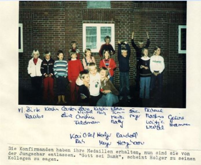 1982 Kiel  Jungschar Friedenskapelle Kinder