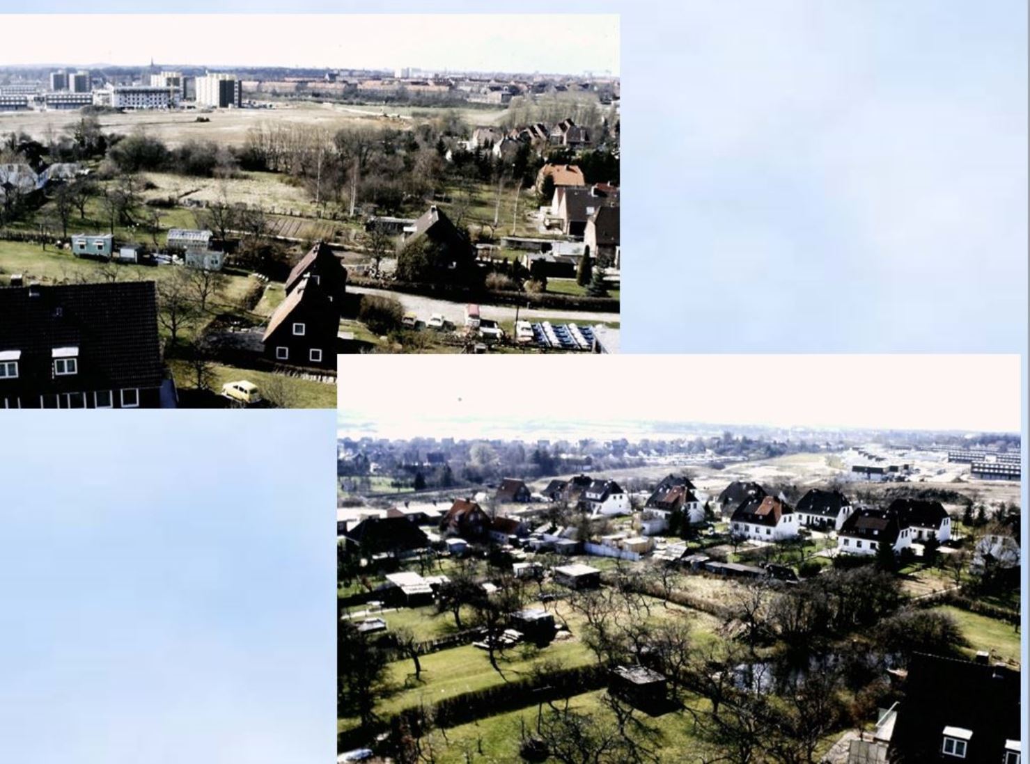 1988 Blick vom Turm der Stephanuskirche Kiel ber Kroog 