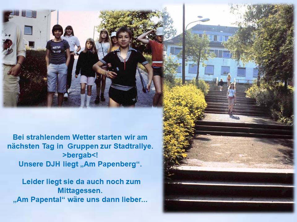 1983 Treppe zur DJH Salzdetfurth
