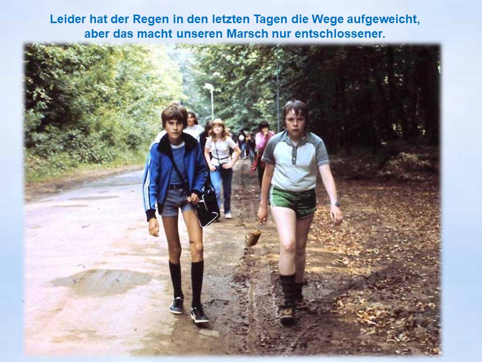 1983 Sommerfahrt Salzdetfurth Weg zum Stoffregenturm