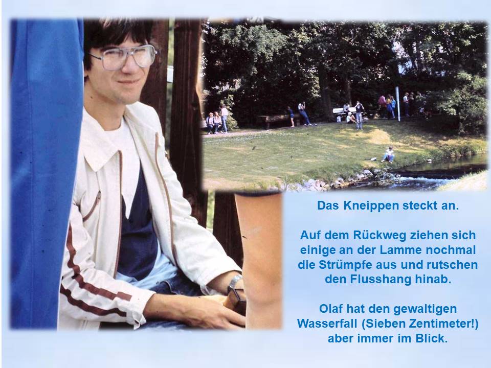 1983 Sommerfahrt Salzdetfurth Kinder im Kurpark