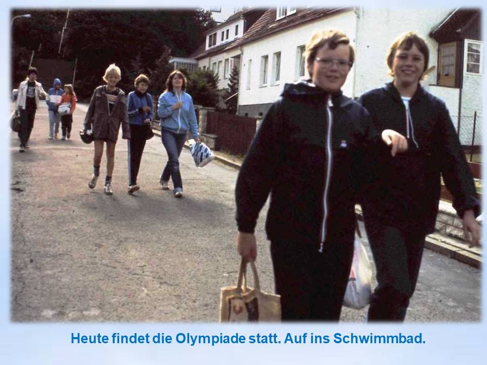 Weg zum Schwimmbad Saldetfurth