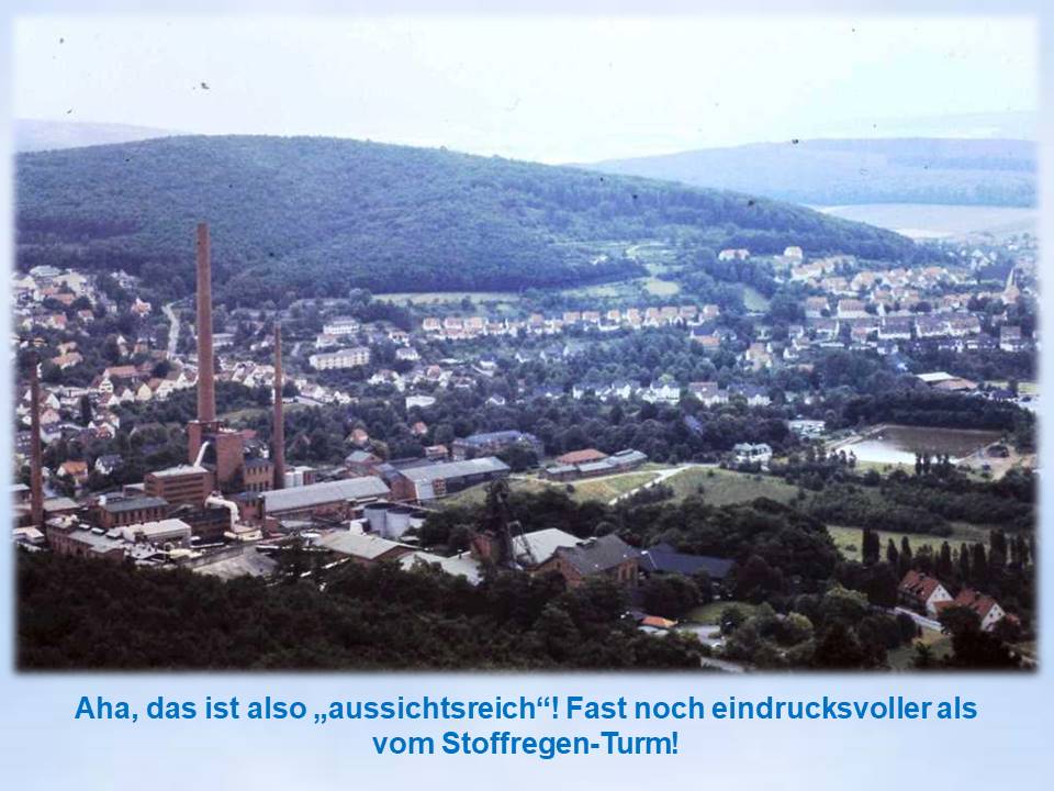 Aussicht vom Kabus-Turm Bad Salzdetfurth 1983