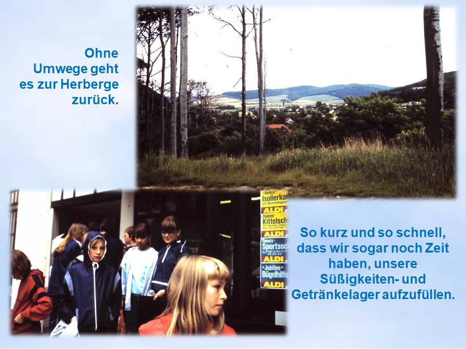 Rückweg vom Kabus-Turm Bad Salzdetfurth 1983