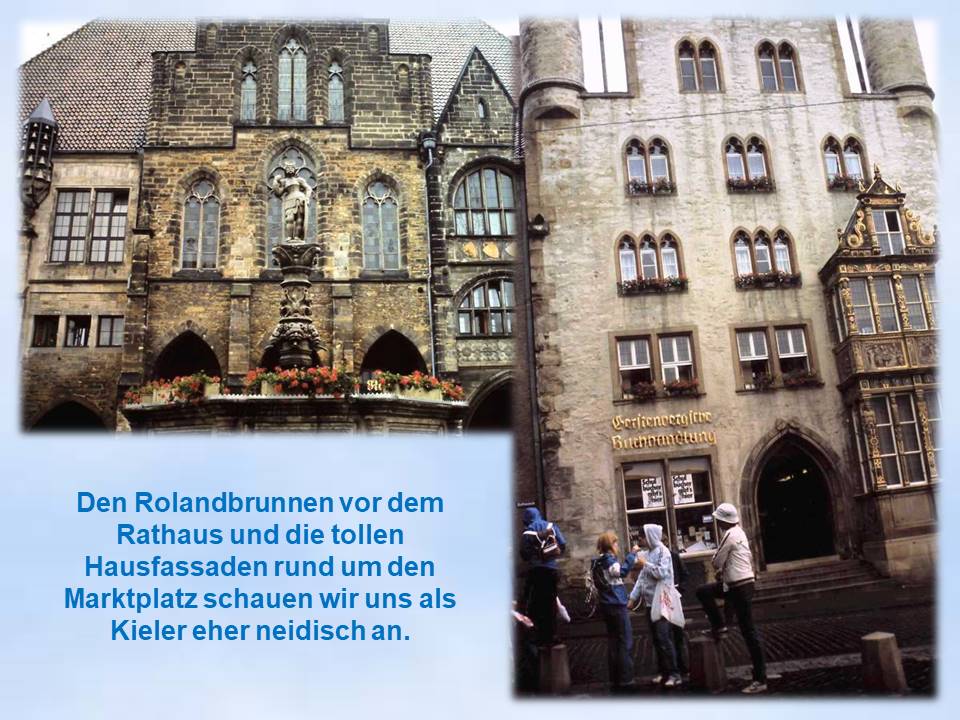 Rolandbrunnen Rathaus Hildesheim 1983