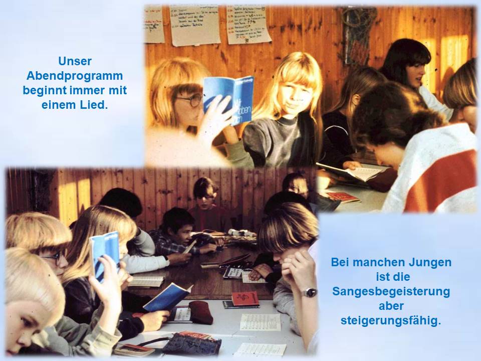 1983 Sommerfahrt Bad Salzdetfurth Singen in der DJH