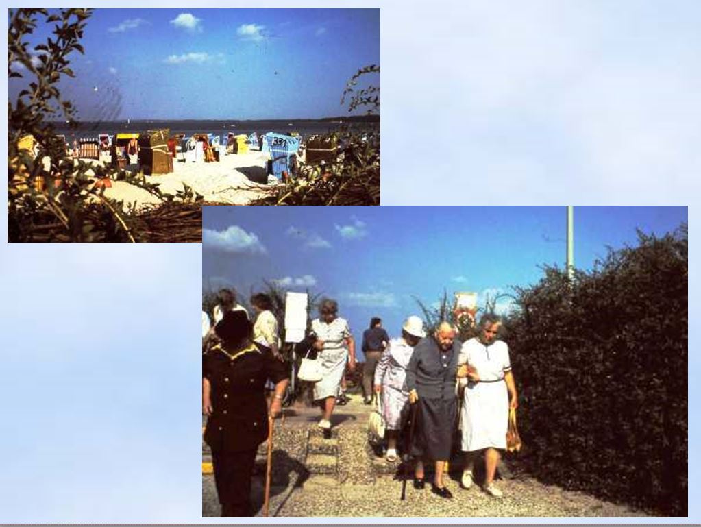 1984   Besuch der dnischen Gemeinde Eckernfrde Strandspaziergang