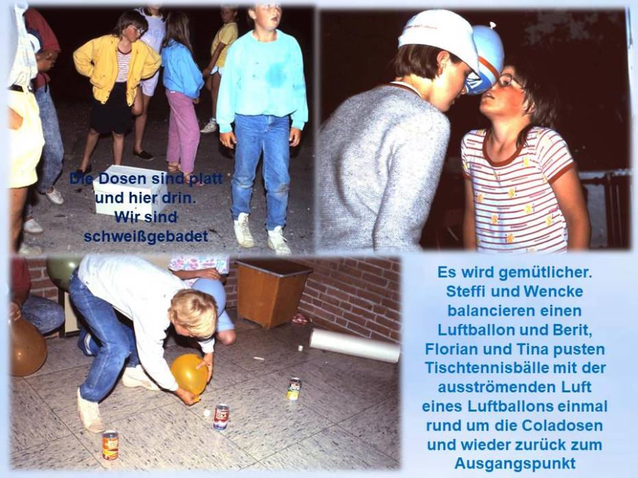 1988 Sommerfahrt Spieleabend