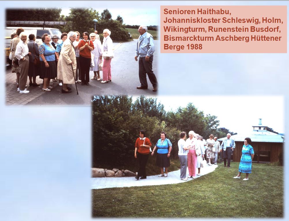 1988 Seniorengruppe Kroog Parkplatz Haithabu