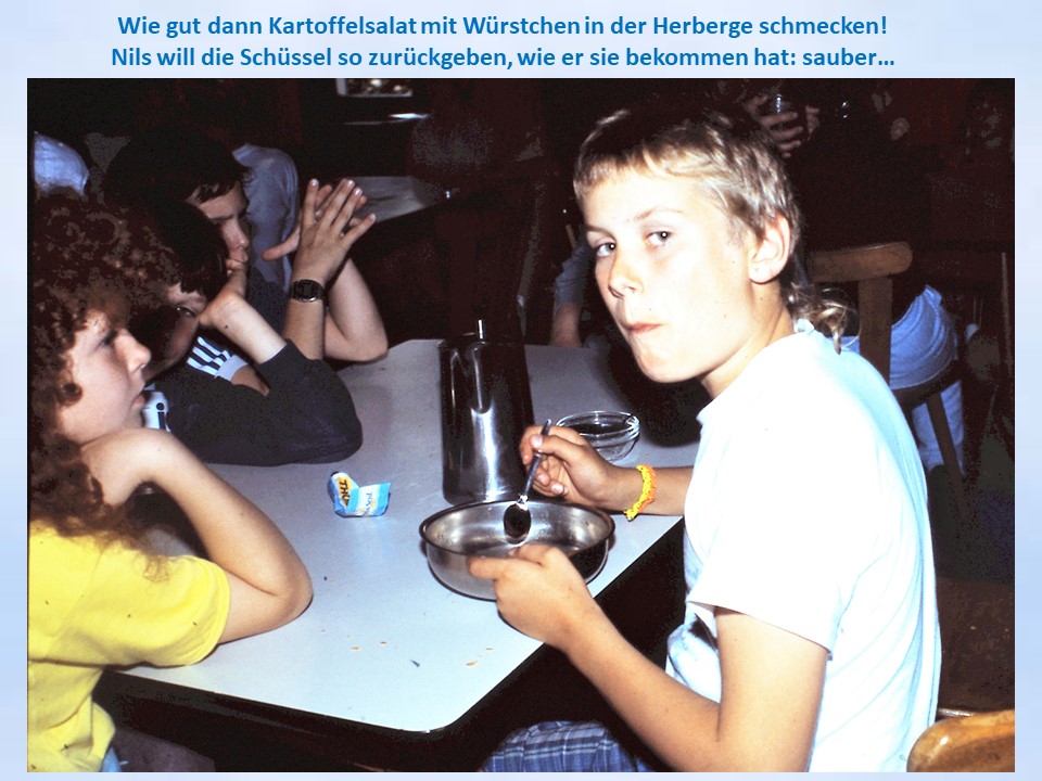 1990 DJH Bad Kalrshafen Abendessen