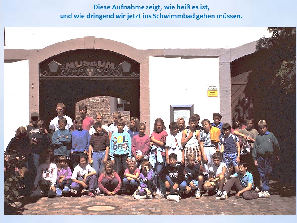 Sommerfreizeit Kieler Gruppe 1990  Bad Karlshafen