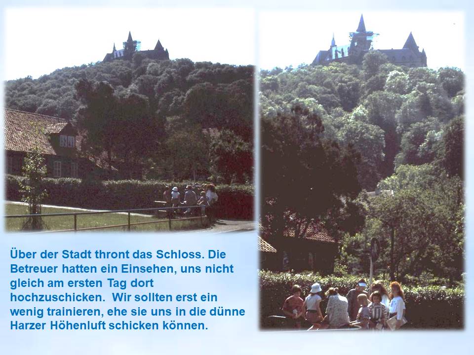 Sommerfahrt Wernigerode1991 Schloss