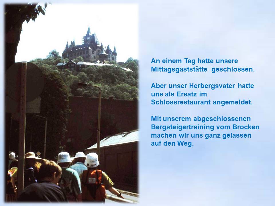 Wernigerode 1991 aufstieg zum Schloss