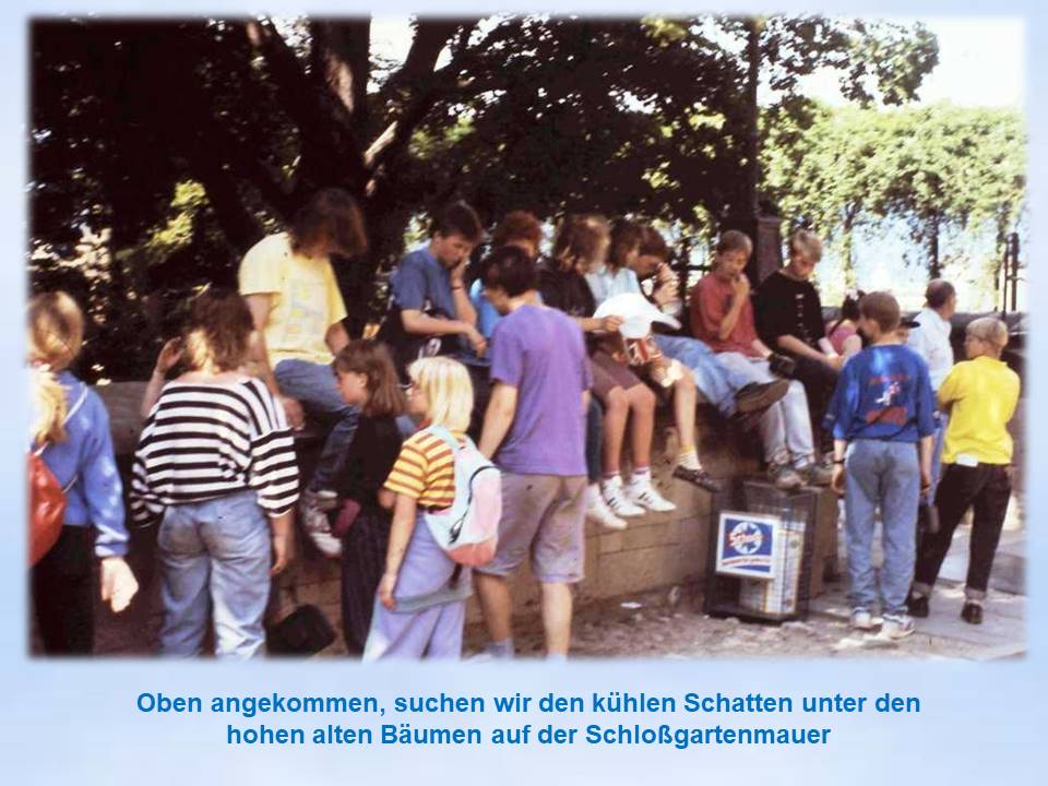 Schlossgartenmauer Gruppe Wernigerode 1991