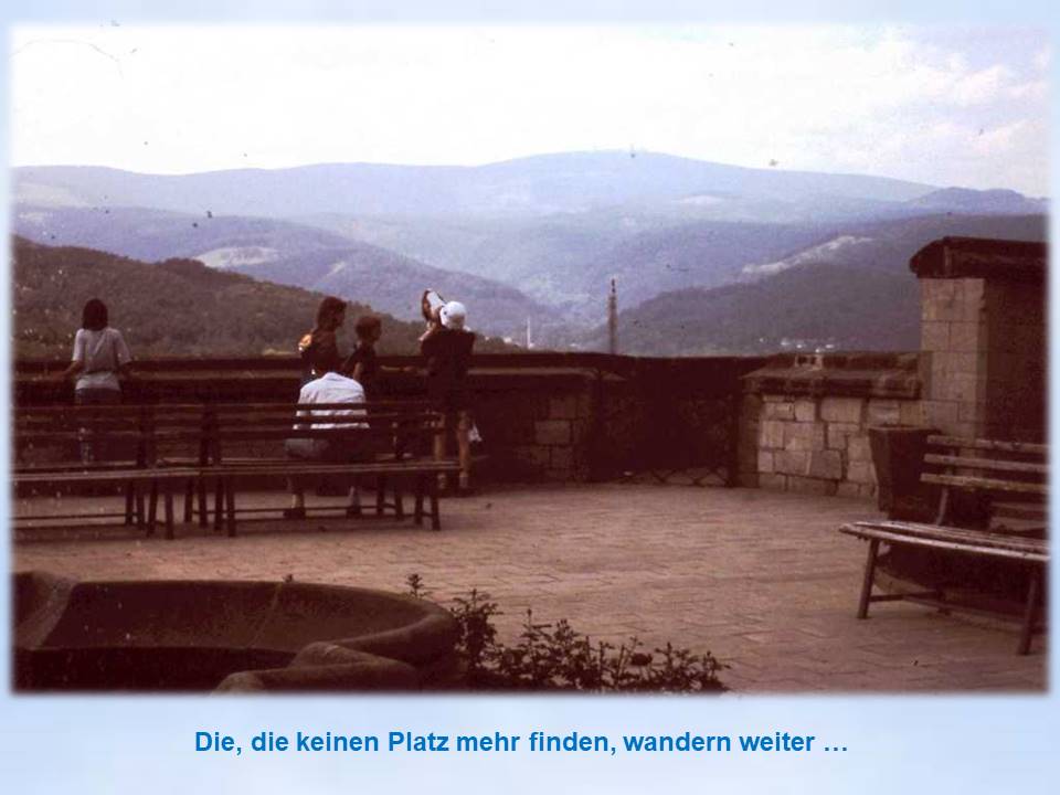 Sommerfahrt Wernigerode 1991 Blcik vom Schloss