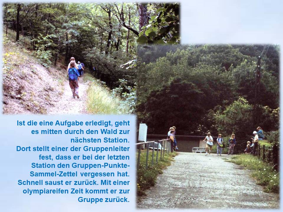 Jungschar Sommerfahrt 1991 Rallye Kinder
