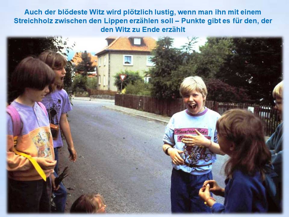 Jungschar Sommerfahrt 1991 Rallye Kinder Witze erzhlen