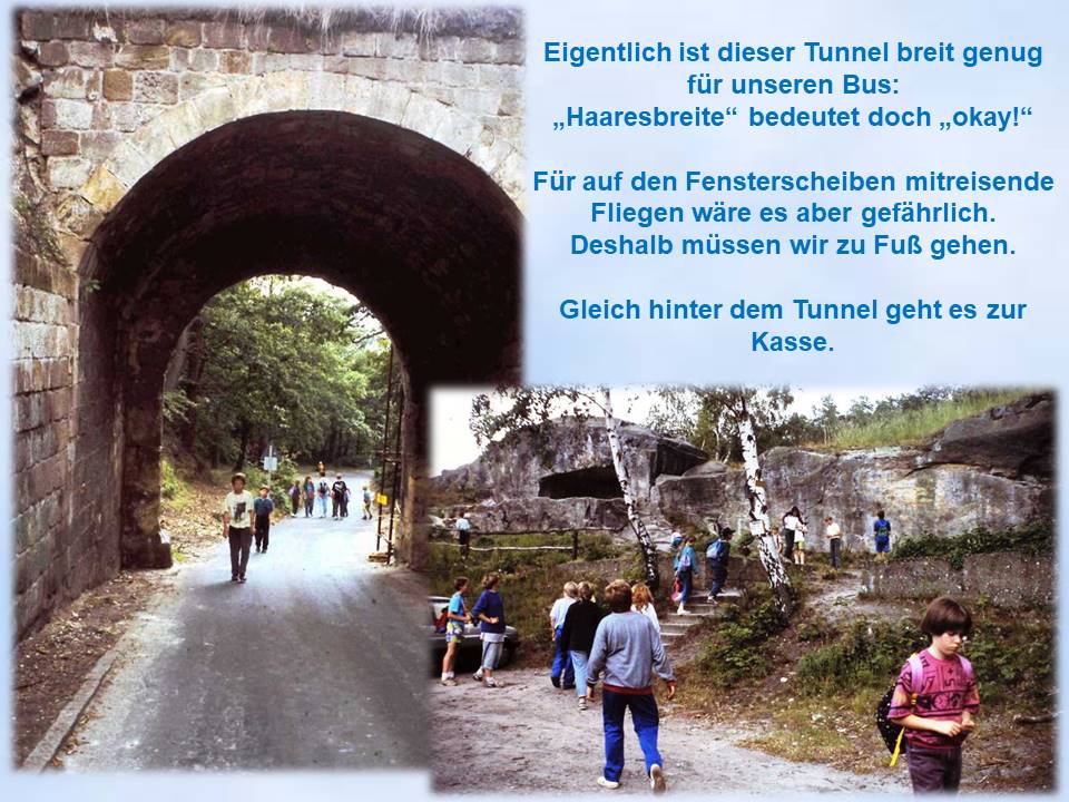 Jungschar Sommerfahrt 1991 Ruine Regenstein Eingang