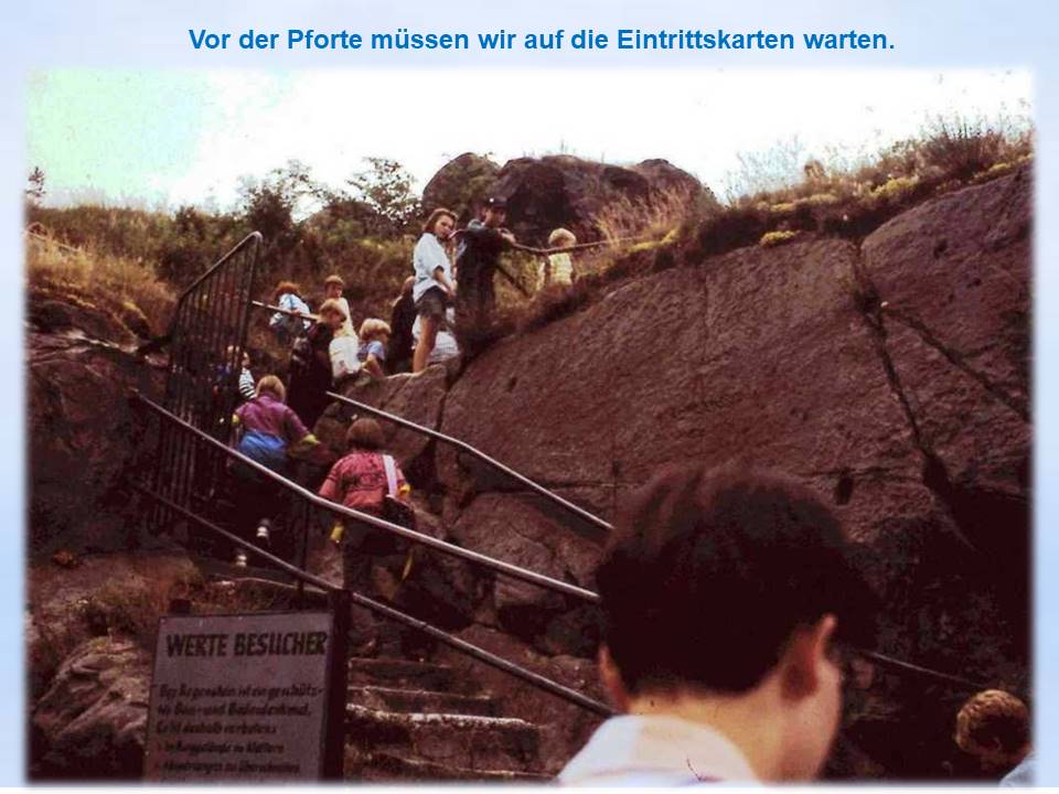 Jungschar Sommerfahrt 1991 Ruine Regenstein Aufstieg