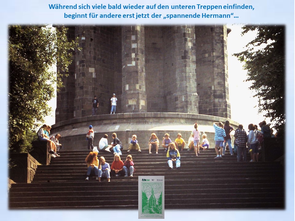 1992 Hermannsdenkmal Freitreppe