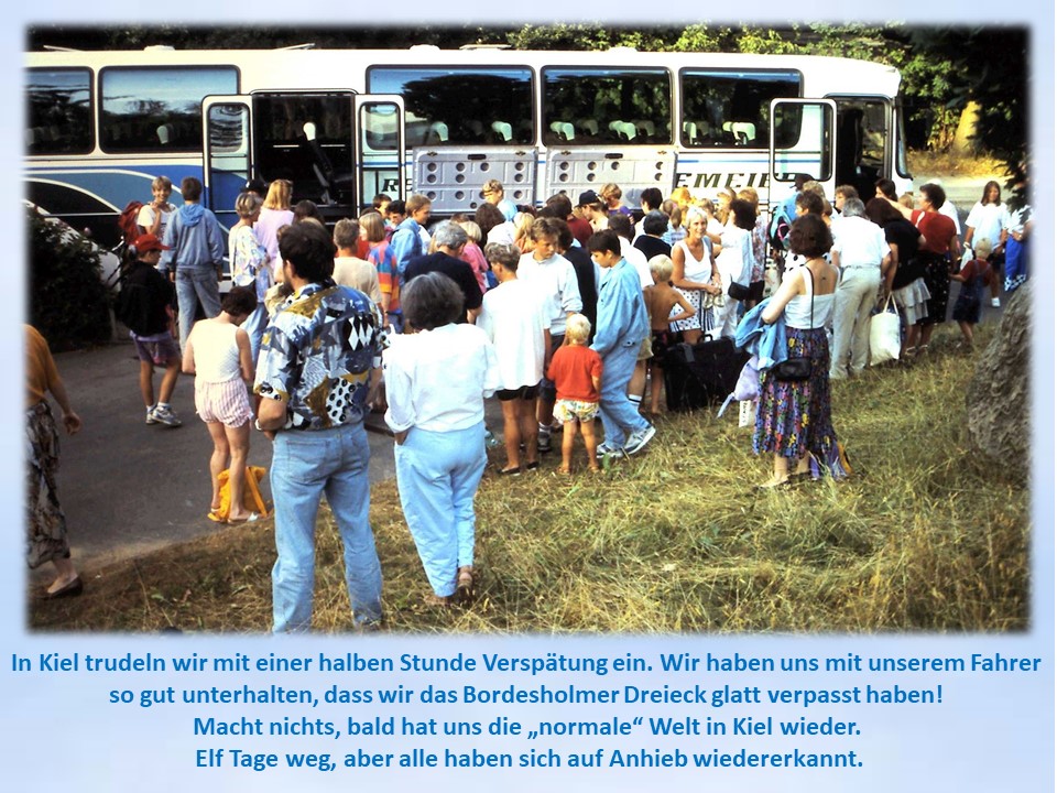 1992 Bad Driburg wieder in Kiel von Sommerfahrt zurck