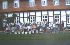 Gruppenbild Sommerfahrt Bad Driburg 1992