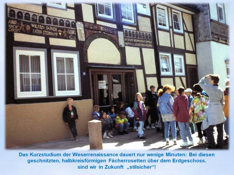 1993 Bodenwerder  Stadtführung Weserrenaissance