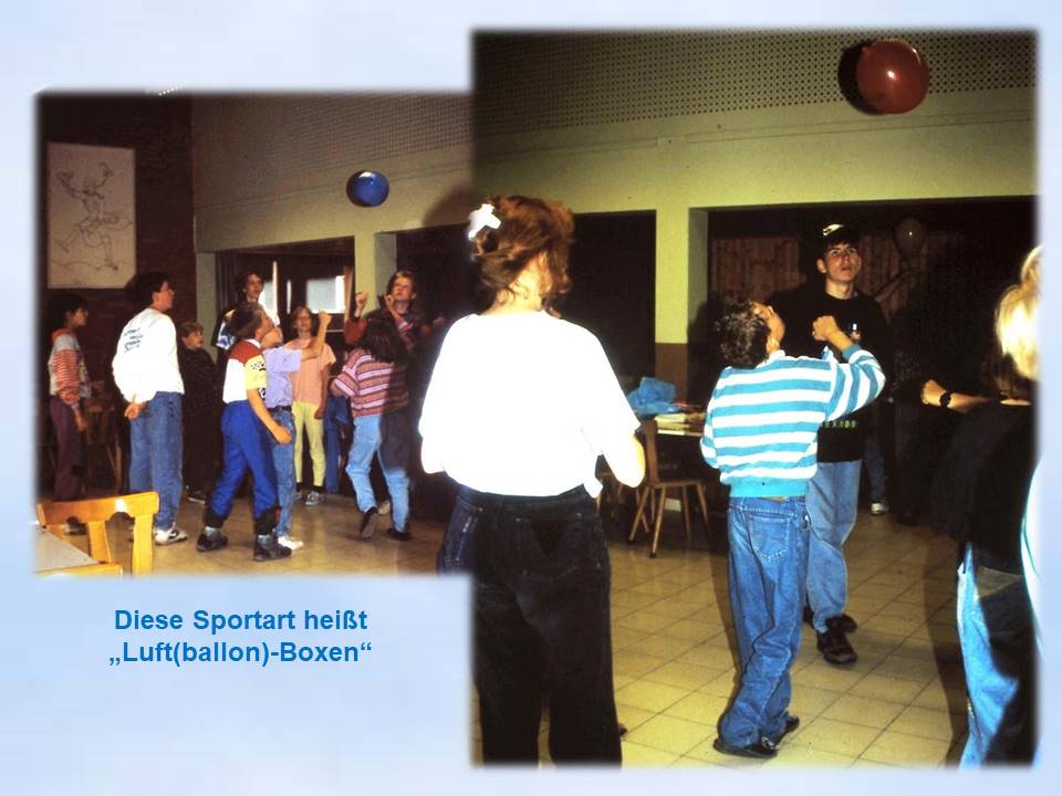 Sommerfahrt 1993 Spieleabend Bodenwerder