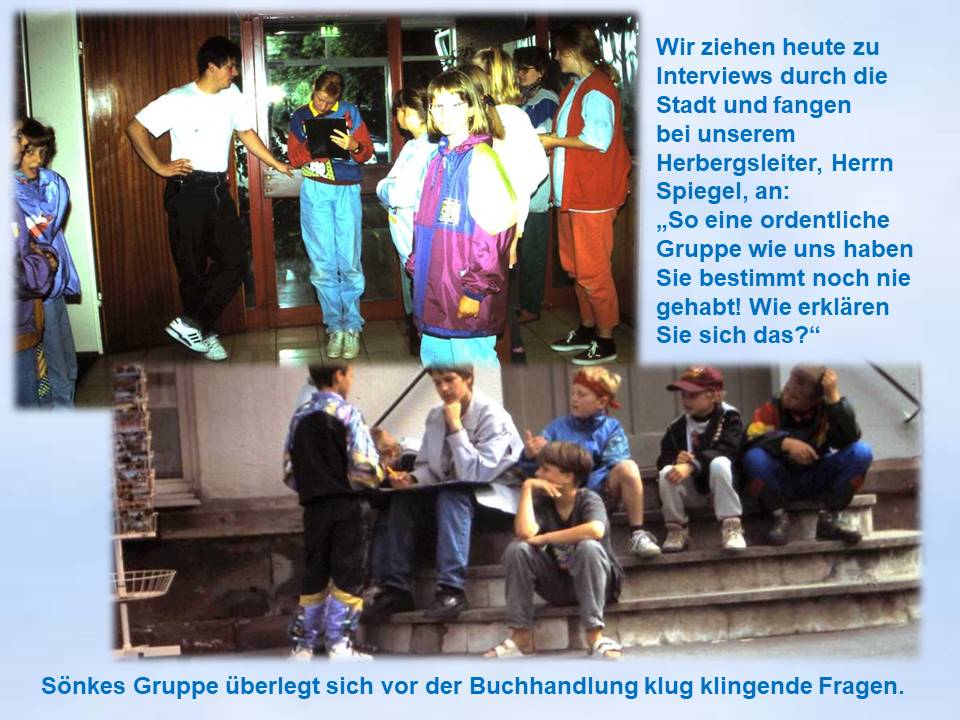 1993 Sommerfahrt Bodenwerder Interviews DJH