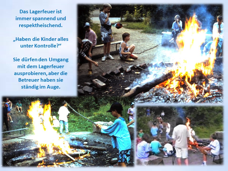 Sommerfahrt 1994 Meisdorf Lagerfeuer