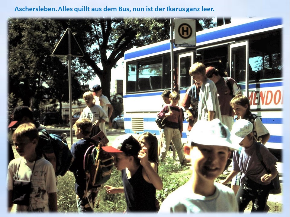 Ikarus nach Aschersleben