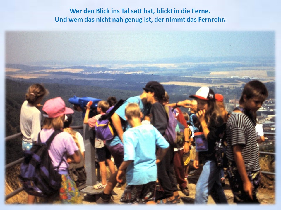 Bodetalblick Sommerfahrt 1994