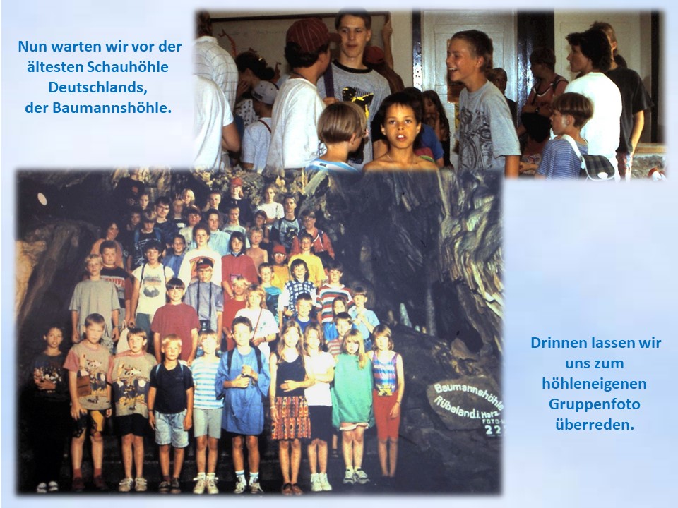 Baumannshöhle Gruppe 1994 Krooger Sommerfahrt