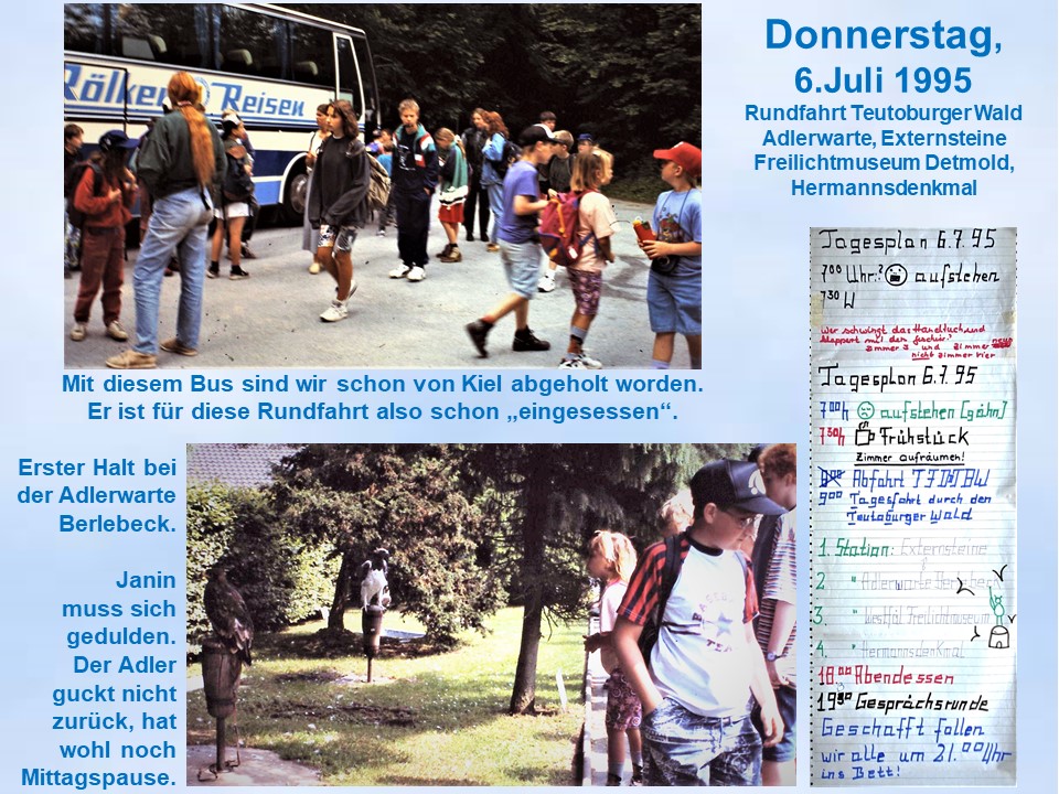 Bus Teutobuger Wald Adlerwarte Berlebeck 1995