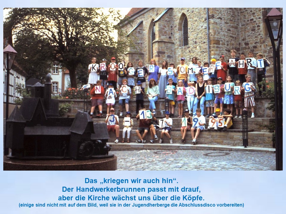 1995 Sommerfahrt Bad Iburg Buchstabenbild Titelbild fürs Internet