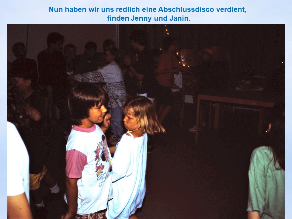 1995 Sommerfahrt Bad Iburg Disko
